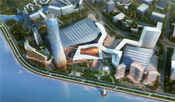 广东省珠海中央十字门商务区钢结构工程